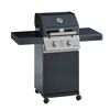 Schwarzer Gasgrill Artiso G2 mit Rollen