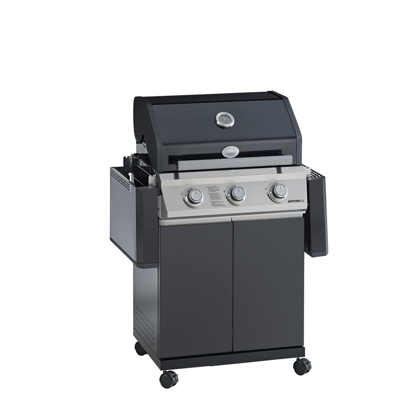 Gasgrill 'Artiso G3' schwarz 130x 115 x 57 cm