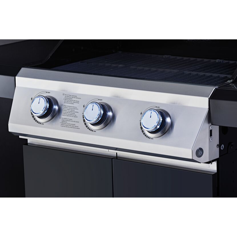 Gasgrill 'Artiso G3' schwarz 130x 115 x 57 cm