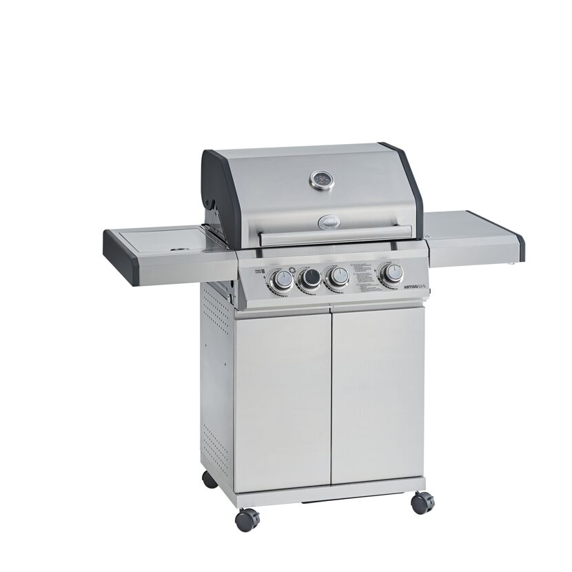Gasgrill 'Artiso G3-S' edelstahlfarben 115 x 56 cm