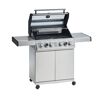 BBQ-Station 'Artiso G4-SB' edelstahlfarben 115 x 58 cm