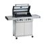 BBQ-Station 'Artiso G4-SB' edelstahlfarben 115 x 58 cm