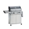BBQ-Station 'Artiso G4-SB' edelstahlfarben 115 x 58 cm