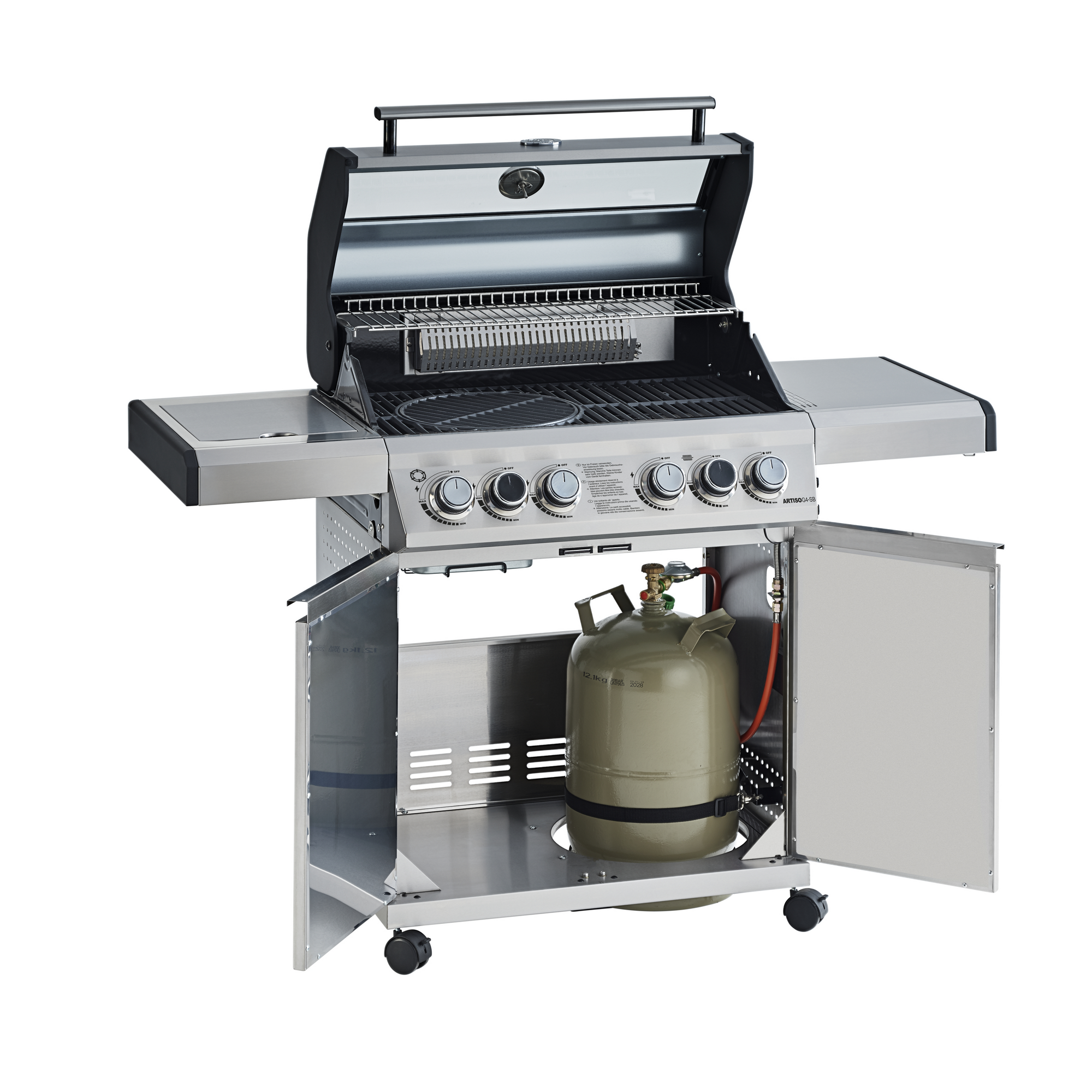 BBQ-Station 'Artiso G4-SB' Edelstahl + product picture