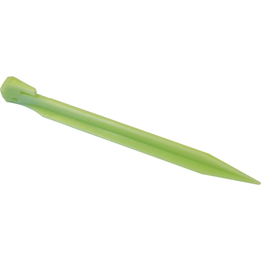 Grüner Zelthering