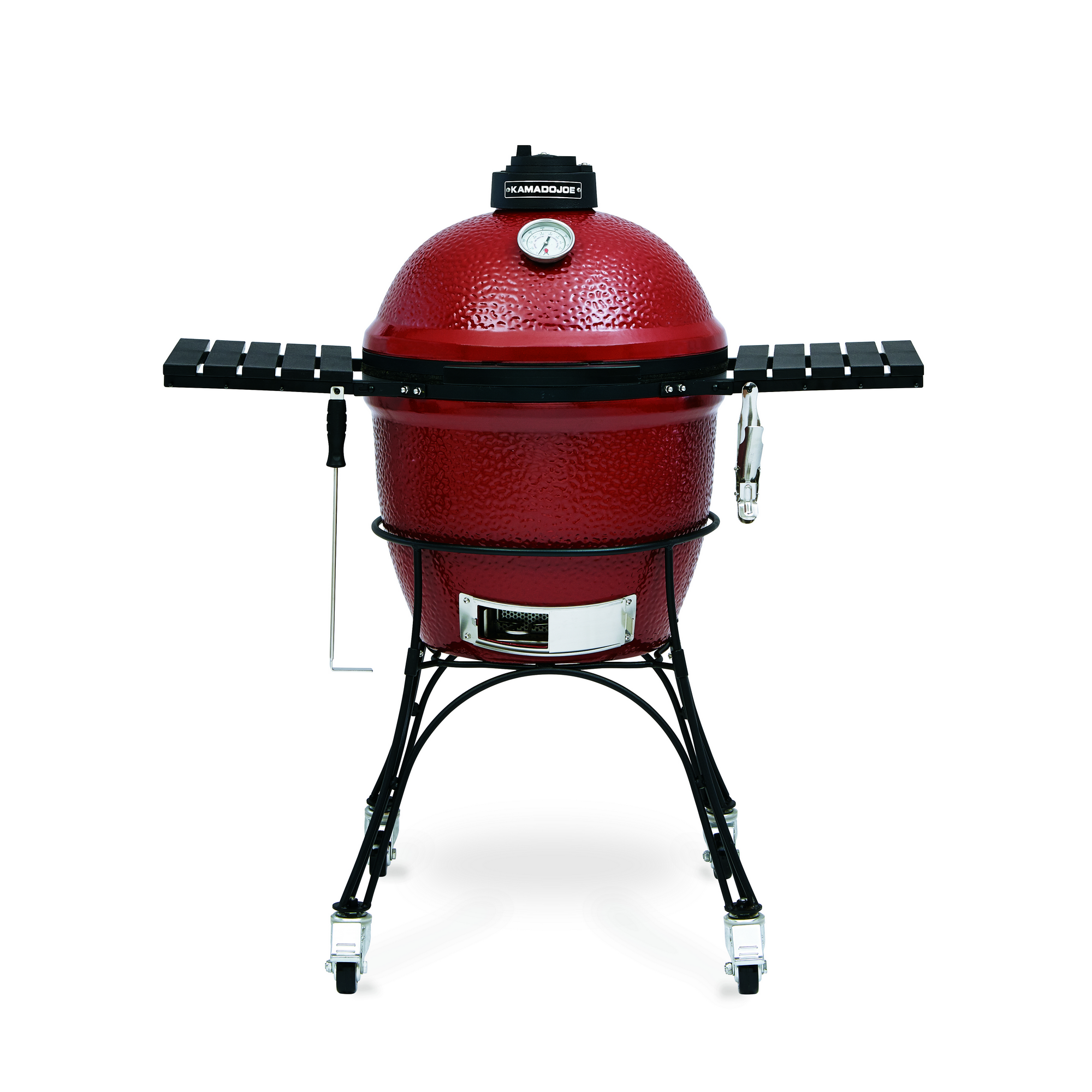 Keramikgrill 'Classic' rot/schwarz 118 x 122 x 71 cm, mit Thermometer + product picture