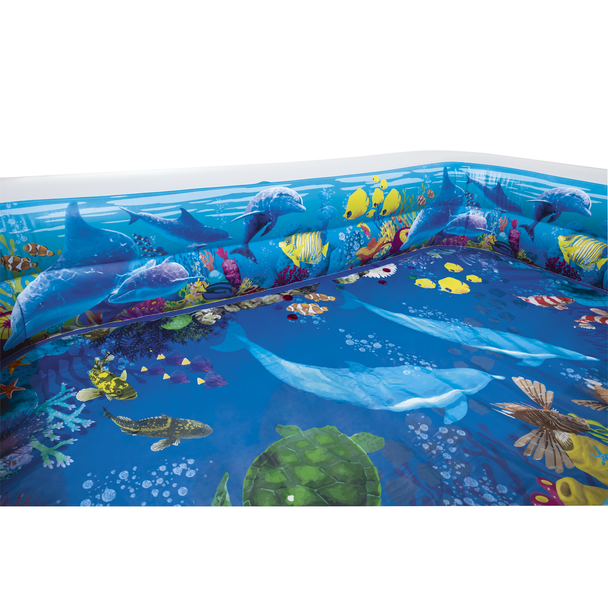Planschbecken 'Family Pool 3D Undersea Adventure' blau 262 x 175 x 51 cm + product picture