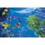 Verkleinertes Bild von Planschbecken 'Family Pool 3D Undersea Adventure' blau 262 x 175 x 51 cm