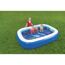 Planschbecken 'Family Pool 3D Undersea Adventure' blau 262 x 175 x 51 cm