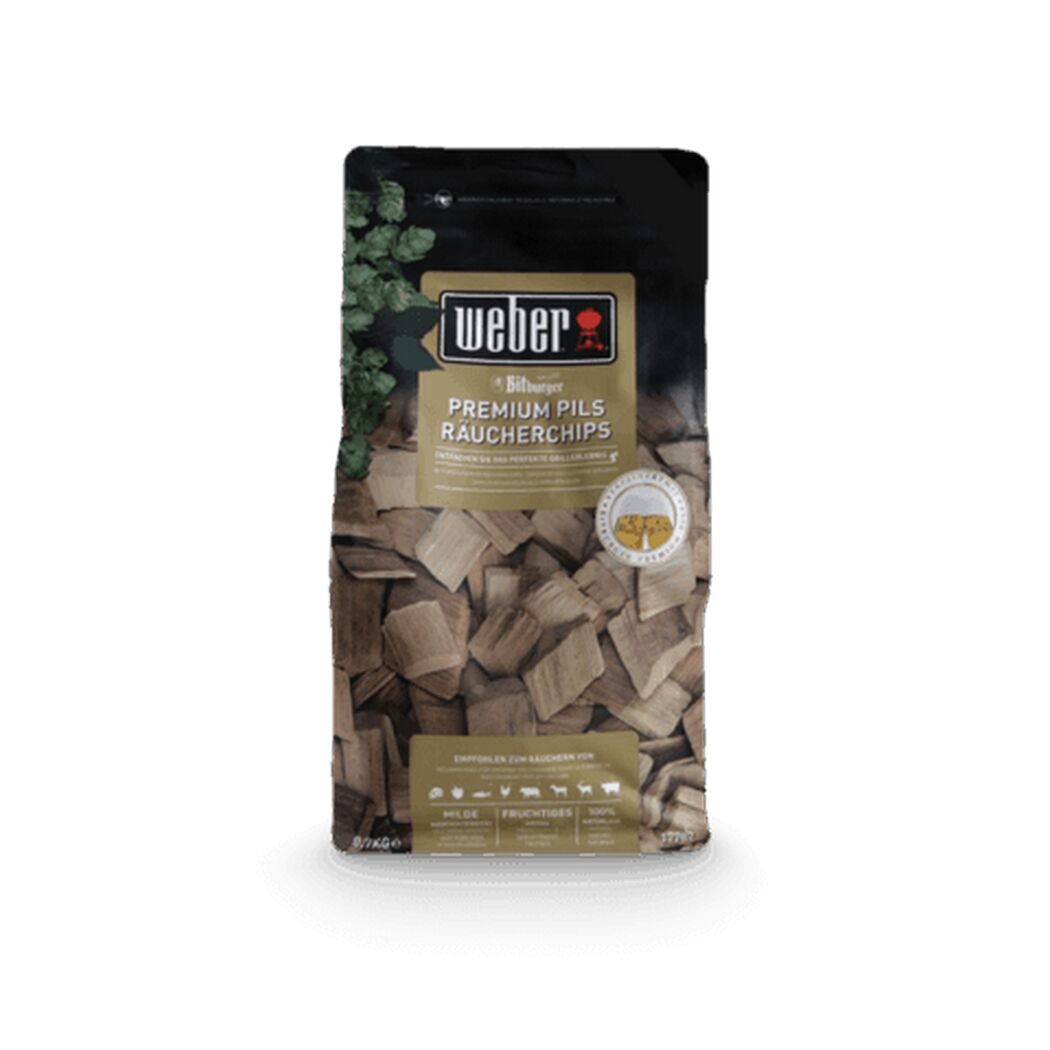 Weber Räucherchips Premium Pils mit Bitburger