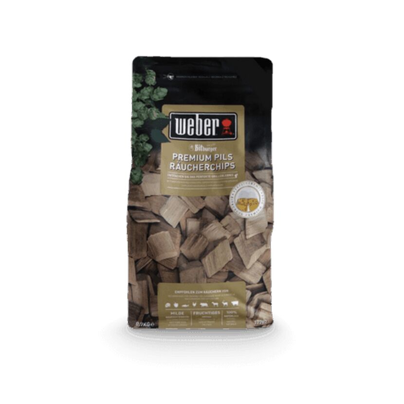 Weber Räucherchips Premium Pils mit Bitburger