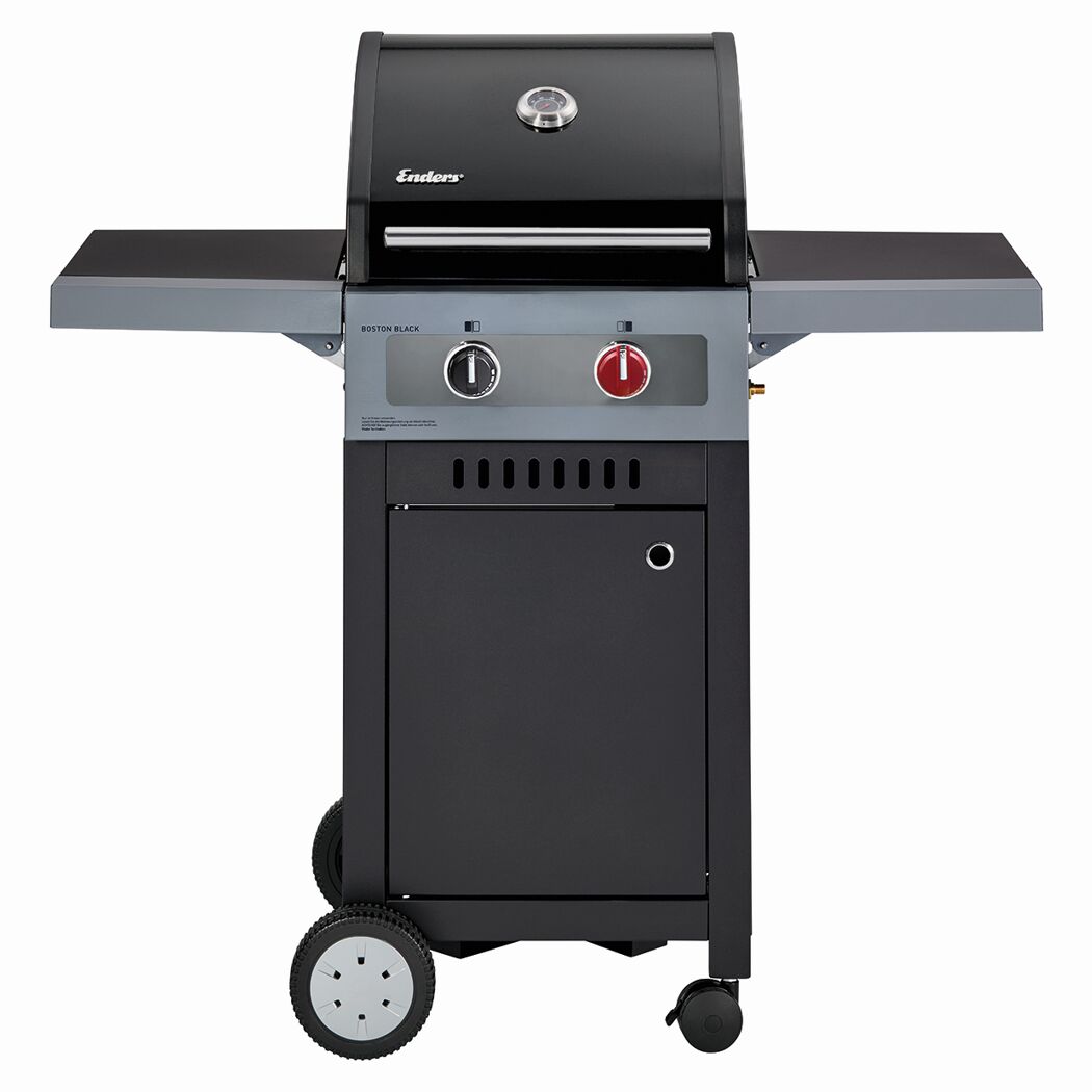 Gasgrill 'Boston Black 2 Turbo' schwarz 118,5 x 115 x 59 cm