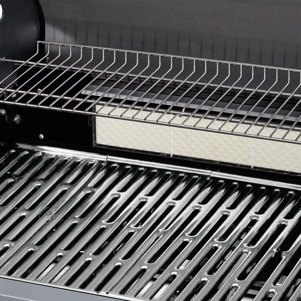 Gasgrill 'Boston Black 2 Turbo' schwarz 118,5 x 115 x 59 cm