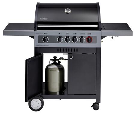 5. Bild von Gasgrill 'Boston Black 4 IK Turbo' schwarz 119 x 115 x 61 cm