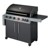 Gasgrill 'Boston Black 6 KR Turbo' schwarz 166,5 x 115 x 60 cm