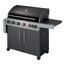 Gasgrill 'Boston Black 6 KR Turbo' schwarz 166,5 x 115 x 60 cm