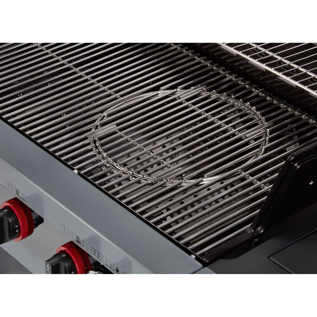 Gasgrill 'Boston Black 6 KR Turbo' schwarz 166,5 x 115 x 60 cm