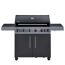 Gasgrill 'Boston Black 6 KR Turbo' schwarz 166,5 x 115 x 60 cm