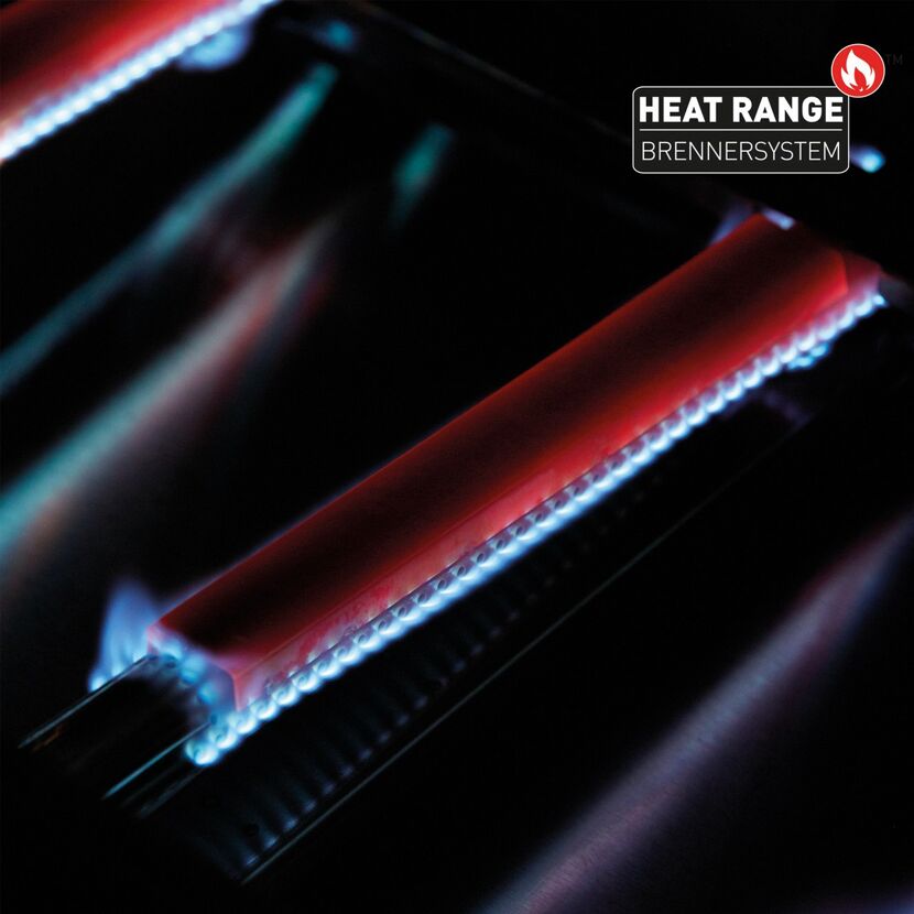 Gasgrill 'Boston Black 6 KR Turbo' schwarz 166,5 x 115 x 60 cm