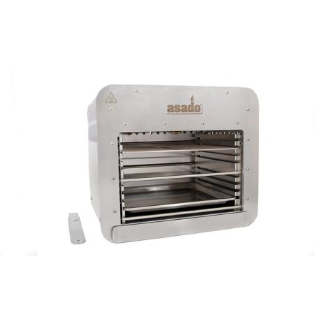 2. Bild von Oberhitze-Gasgrill 'asado® 800°xxl' edelstahlfarben 42,5 x 36,6 x 42 cm