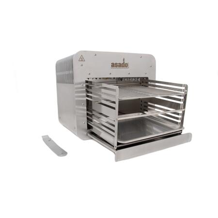 3. Bild von Oberhitze-Gasgrill 'asado® 800°xxl' edelstahlfarben 42,5 x 36,6 x 42 cm