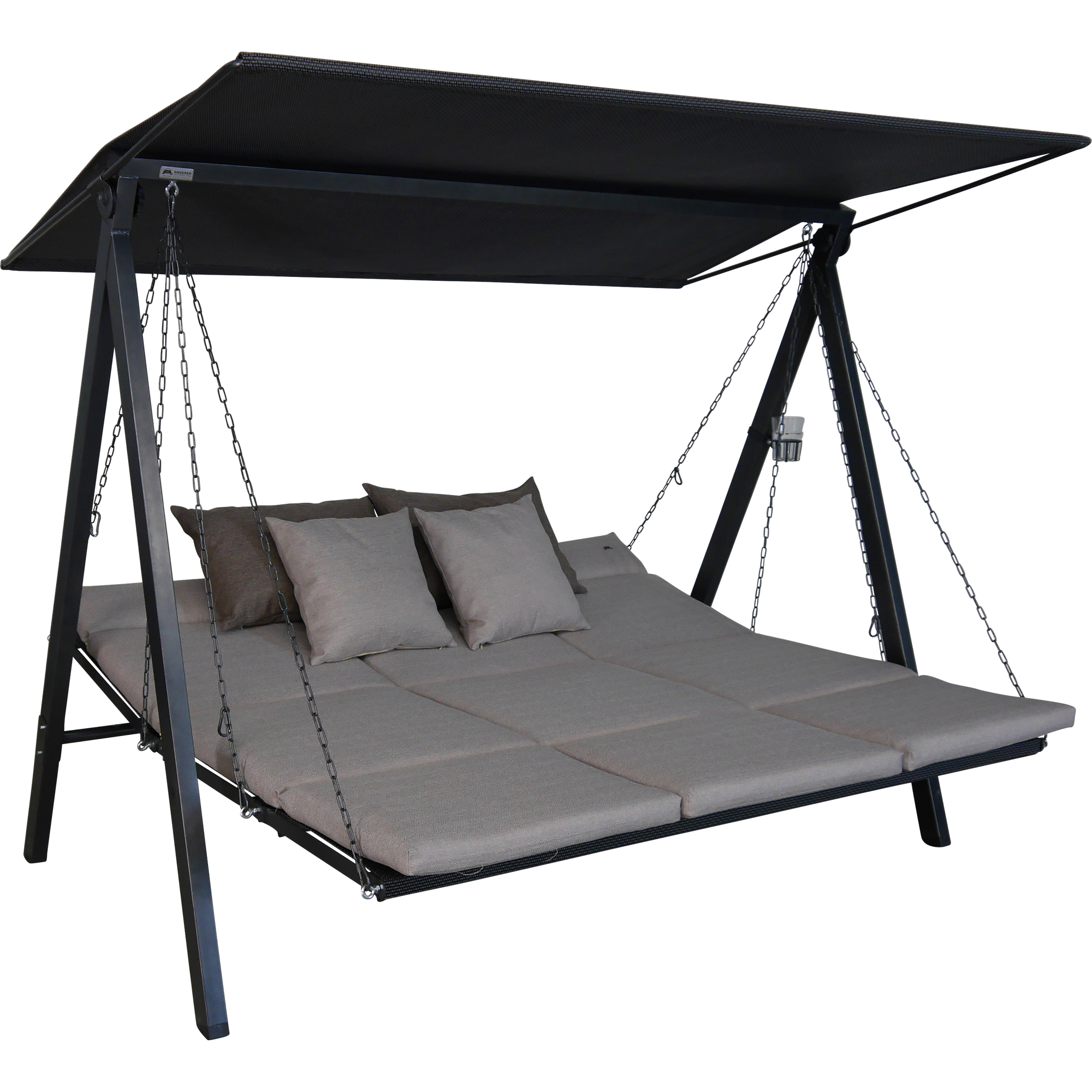 Hollywoodschaukel 'Lounge Smart' 3-Sitzer sand