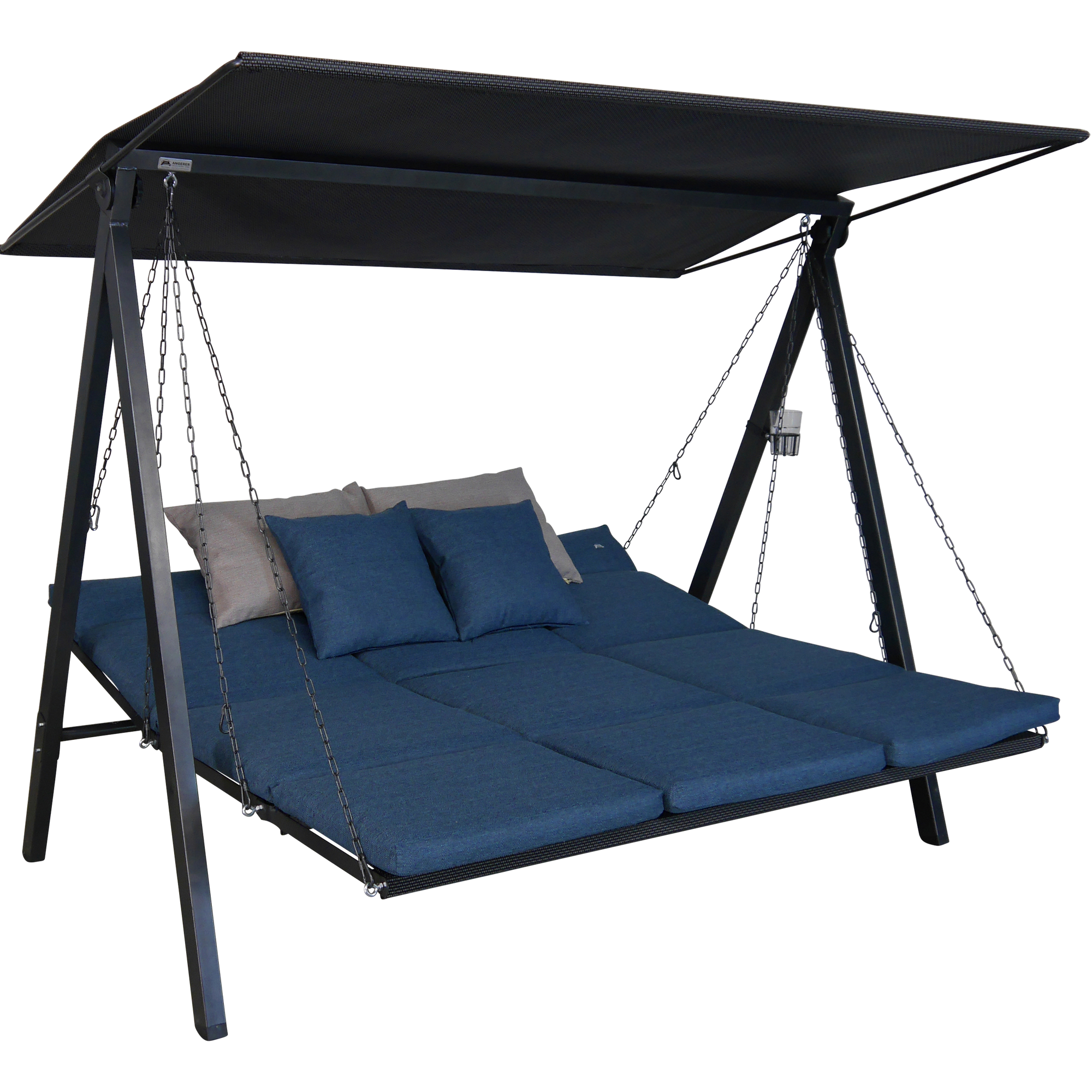 Hollywoodschaukel 'Lounge Smart' 3-Sitzer blau 210 x 160 x 145 cm