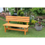 Gartenbank 'Summer' Nadelholz braun 150 x 90 x 51 cm