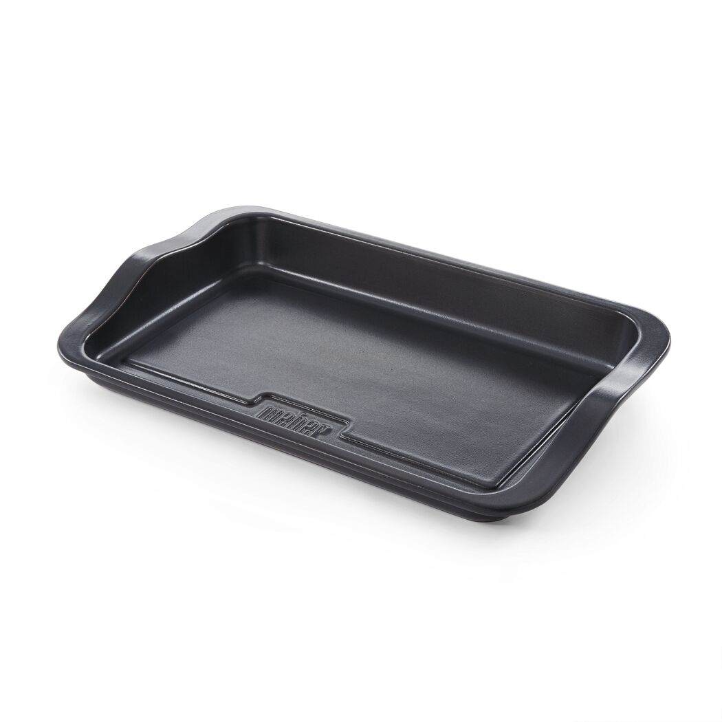 Schwarze Grillplatte von Weber
