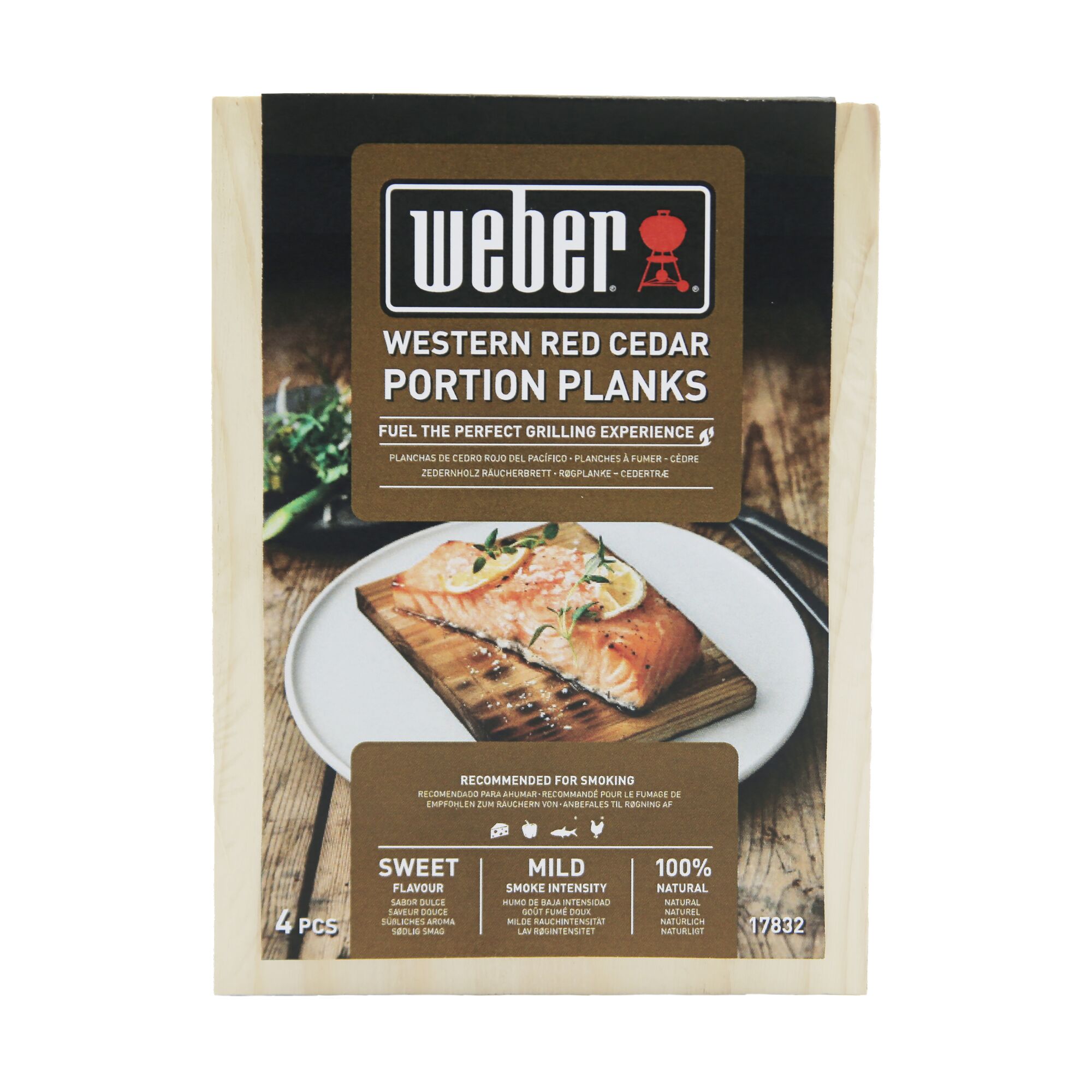 Weber Räucherbretter aus Zedernholz mit Lachs