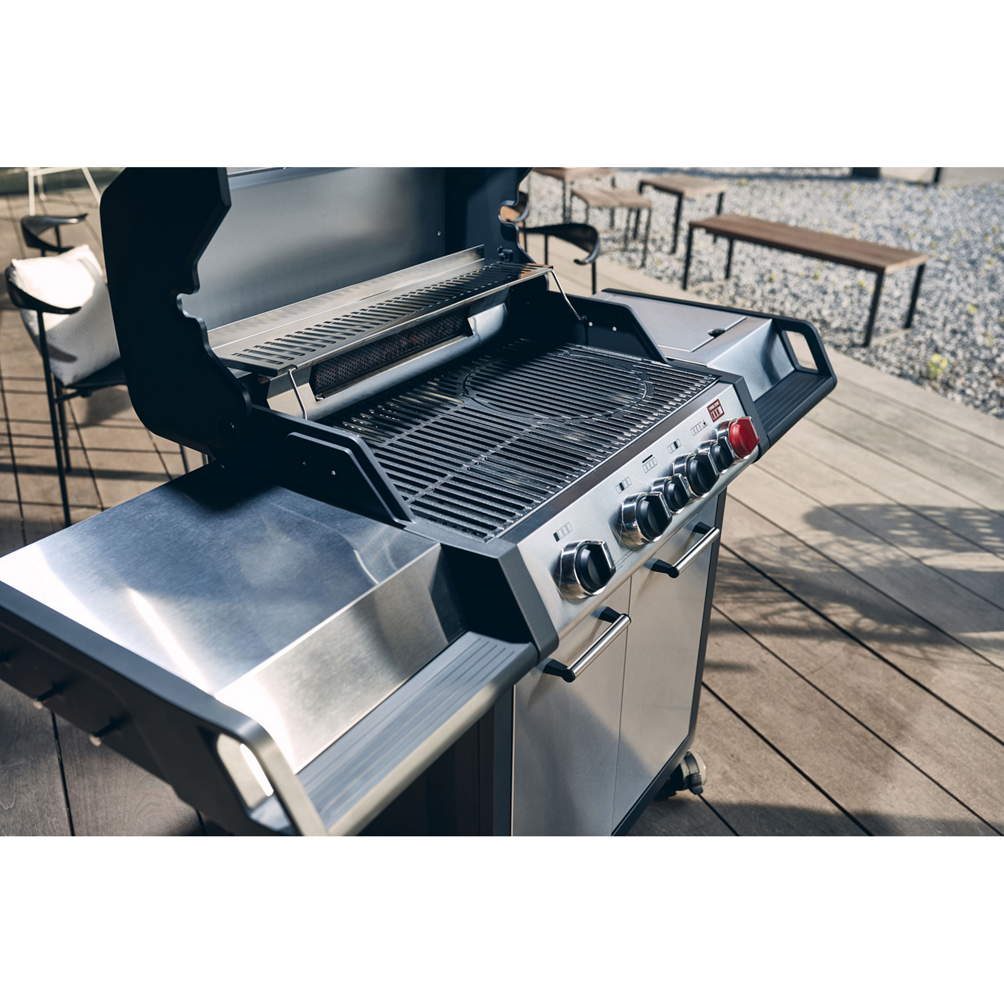 Gasgrill 'Monroe Pro 4 SIK Turbo' 4 Brenner 153,5 x 58 x 118,5 cm + product picture