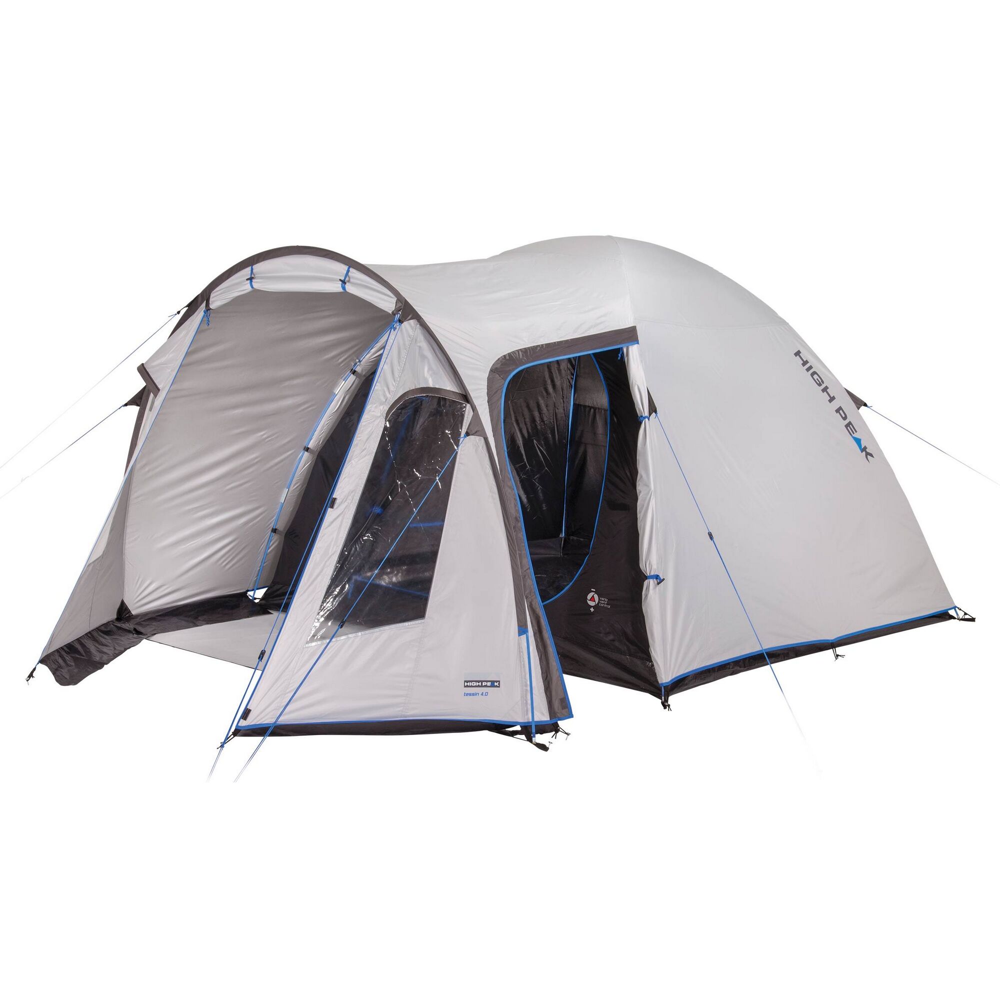 Grau-blaues Zelt Tessin 4.0 von High Peak