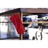 Roter Leder-Grillhandschuh Feuermeister