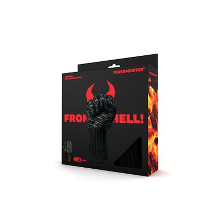 3. Bild von Grillhandschuhe 'From Hell!' schwarz Größe 8