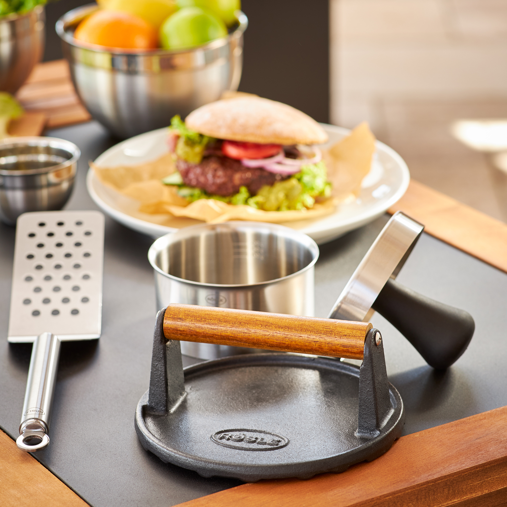 Barbecue-Burger-Set 3-teilig + product picture