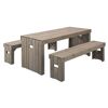 Holz-Set Rotterdam grau