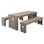 Holz-Set Rotterdam grau