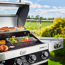 Gasgrill 'Videro G4-S Vario+' schwarz 138 x 117,5 x 57 cm