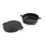 Dutch Oven 'Gourmet BBQ System' Gusseisen schwarz mit Pfanne