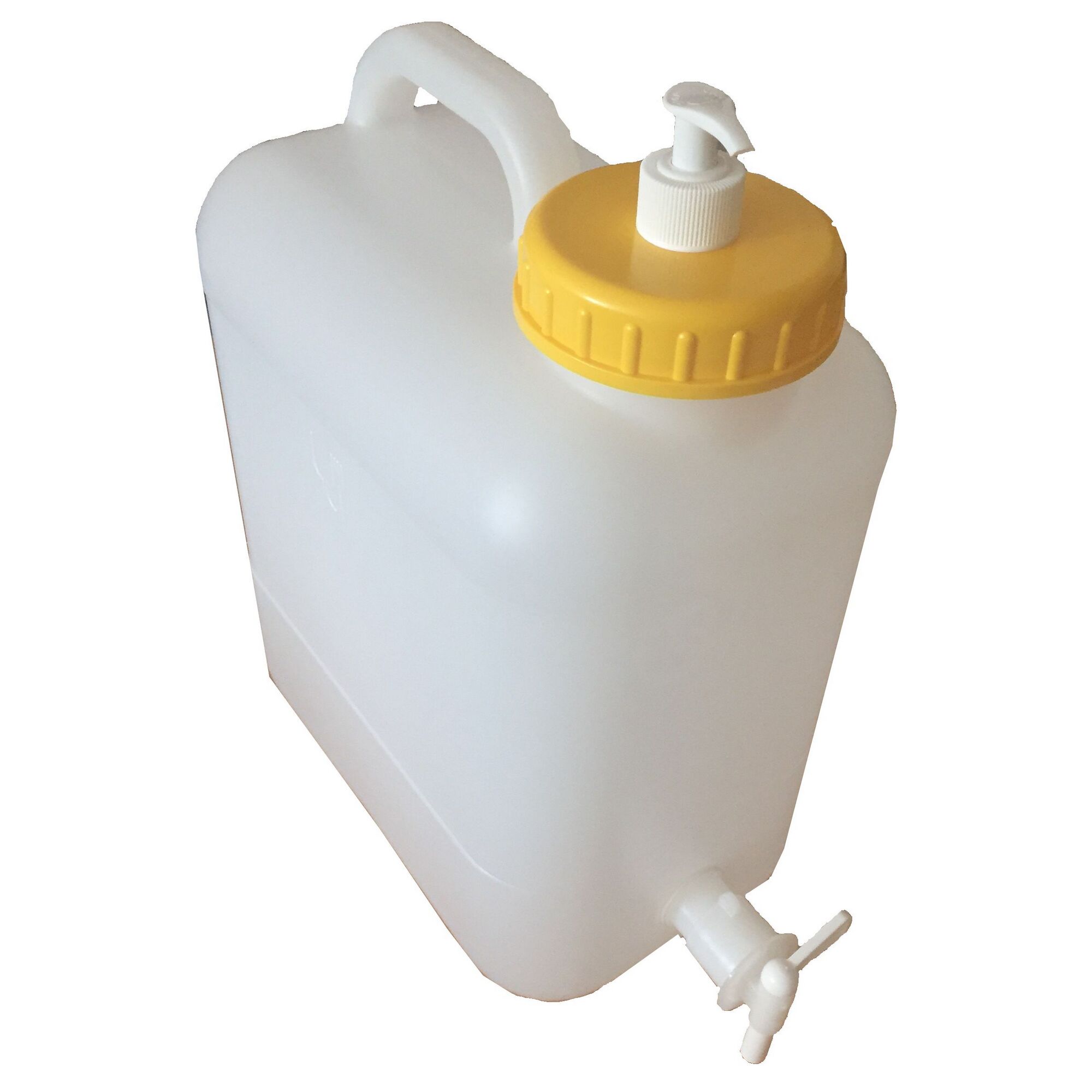Wasserkanister 13l mit Seifenspender und Auslasshahn