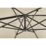 Verkleinertes Bild von Ampelschirm 'Rhodos Twist' naturfarben 300 x 300 cm