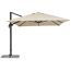Beigefarbener Ampelschirm Rhodos Grande 400x300 cm