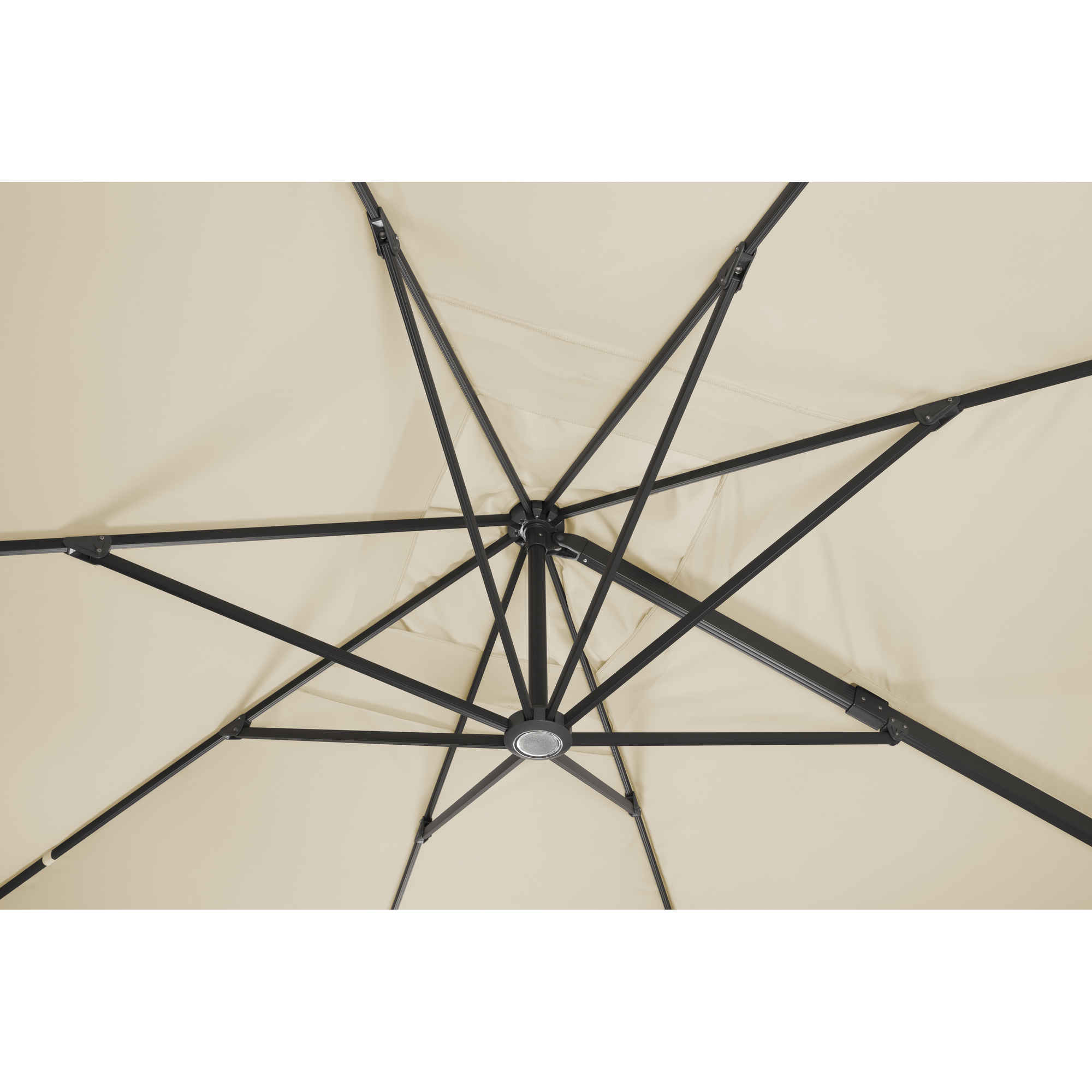 Ampelschirm 'Rhodos Grande' naturfarben 400 x 300 cm + product picture