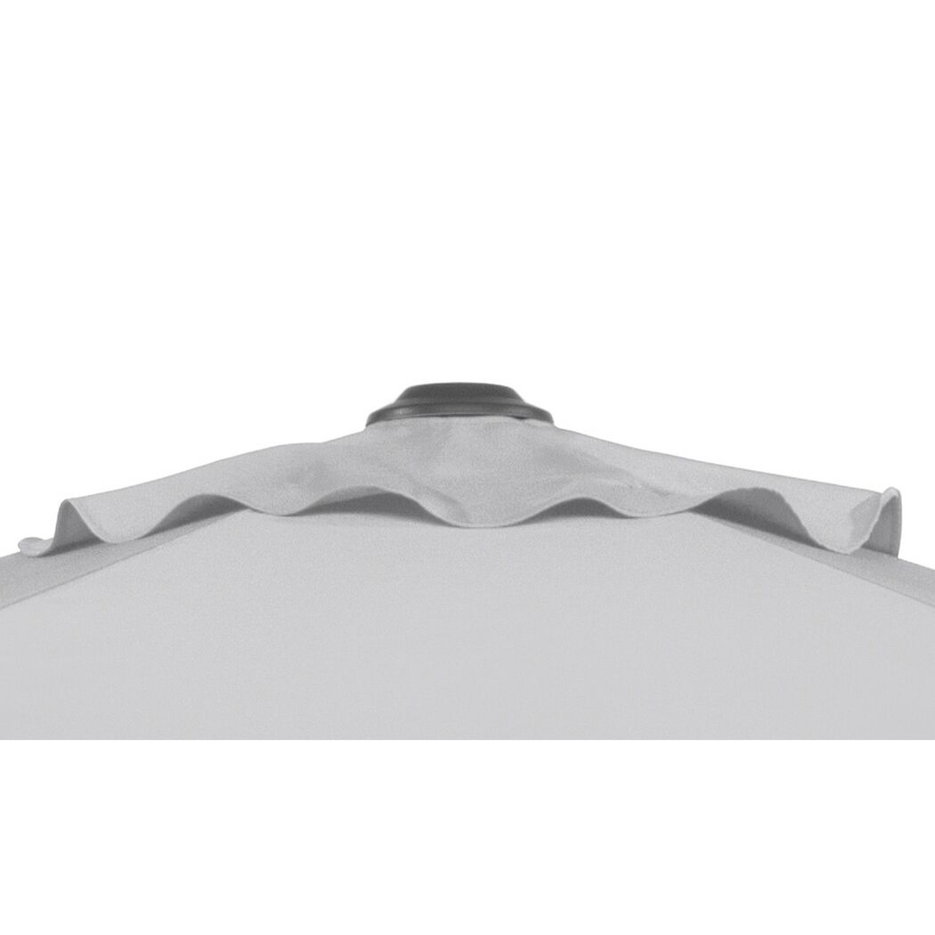 Oberseite Sonnenschirm SEVILLA 270/6 silbergrau