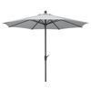 Grauer Sonnenschirm HARLEM 270/8