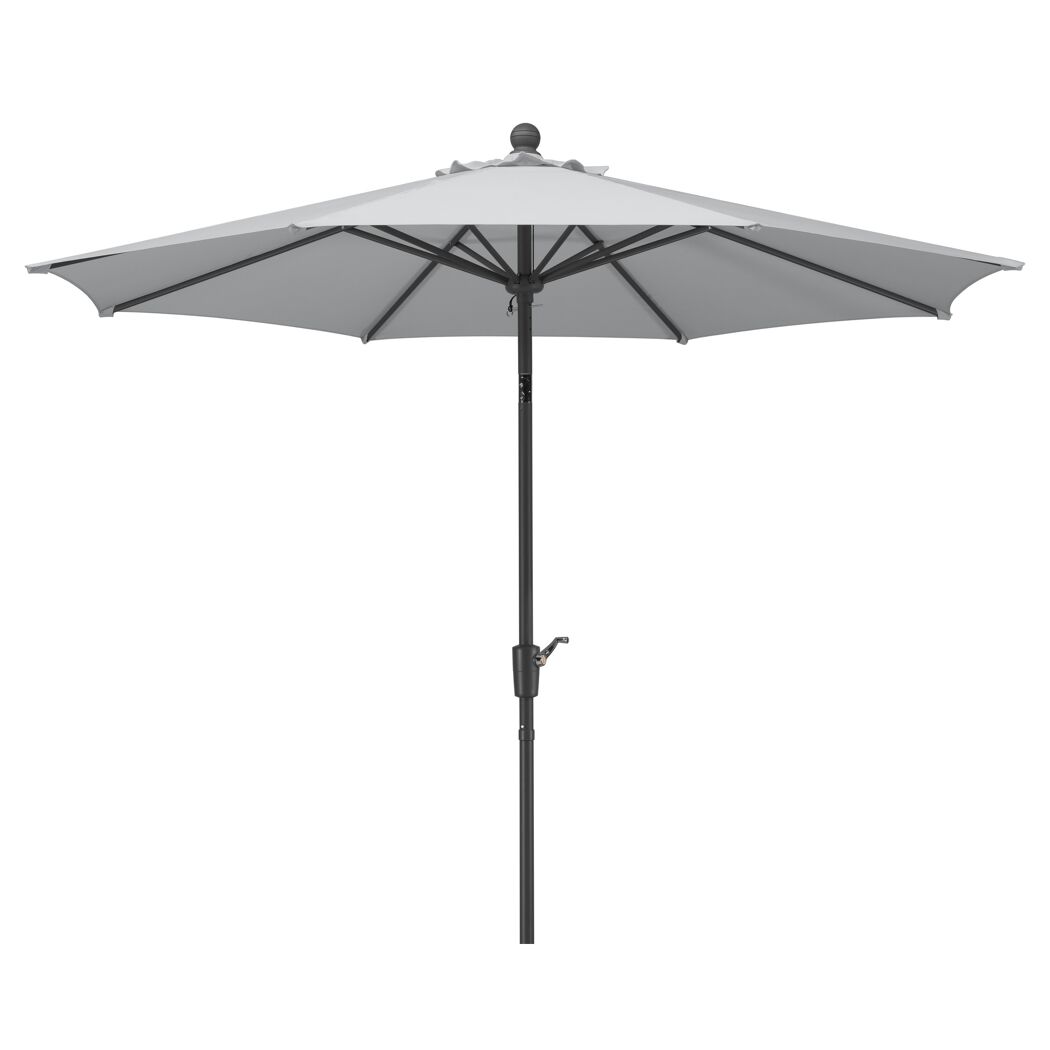 Grauer Sonnenschirm HARLEM 270/8