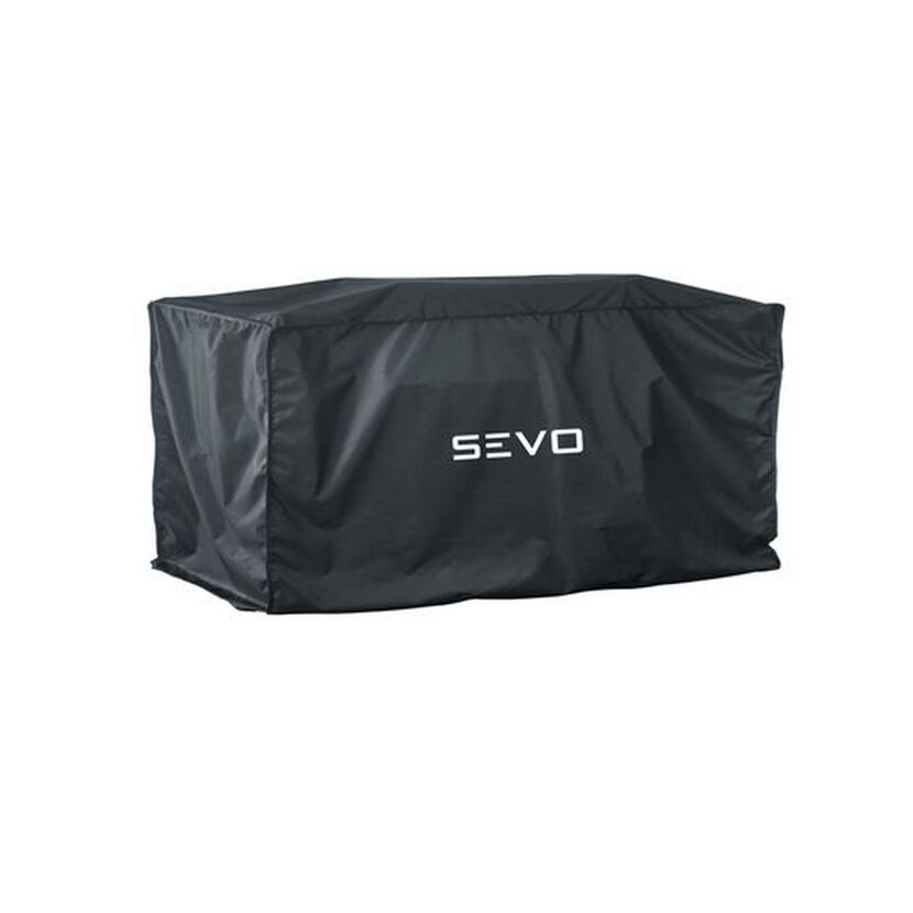 Schwarze Abdeckhaube Sevo für Gasgrill