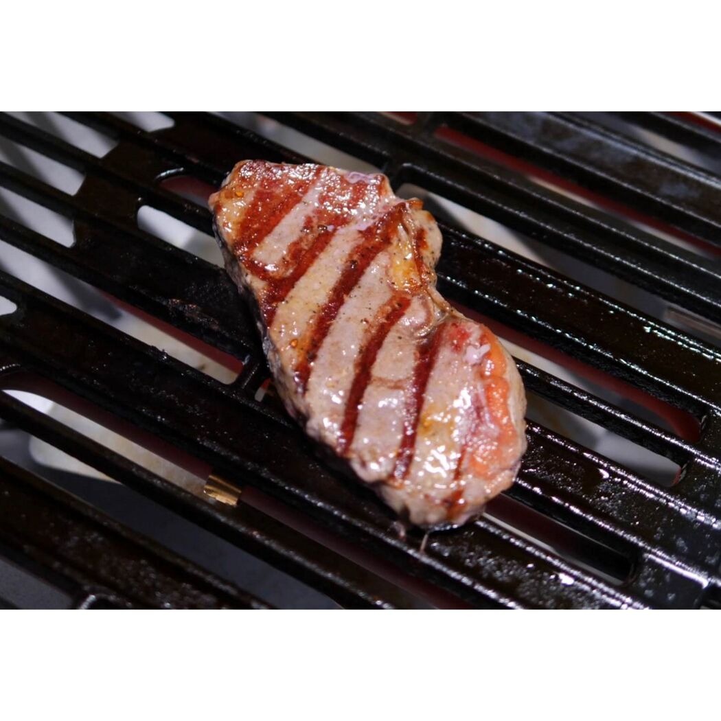 Steak auf einem Elektrogrill