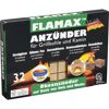 Flamax Ökoanzünder auf Basis von Holz und Wachs