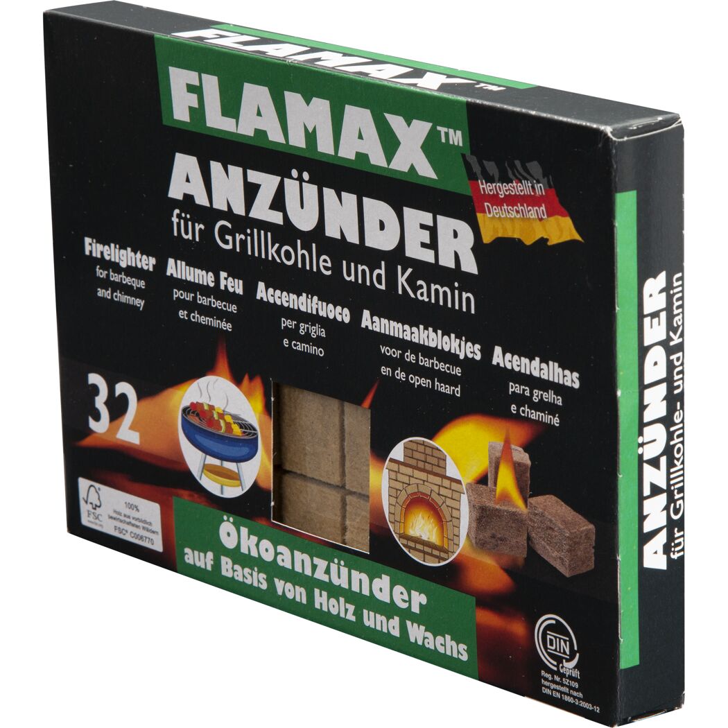 Flamax Ökoanzünder 32 Stück